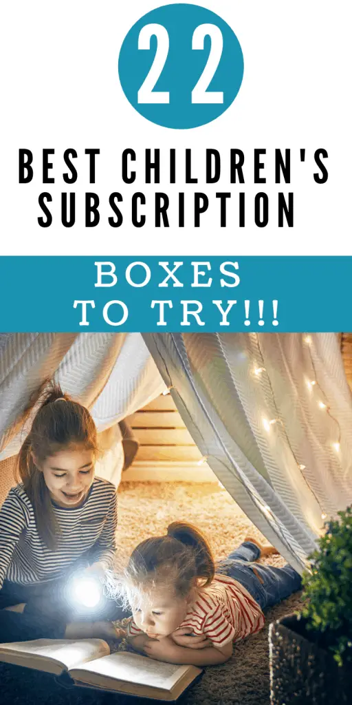 Children's book subscription boxes 