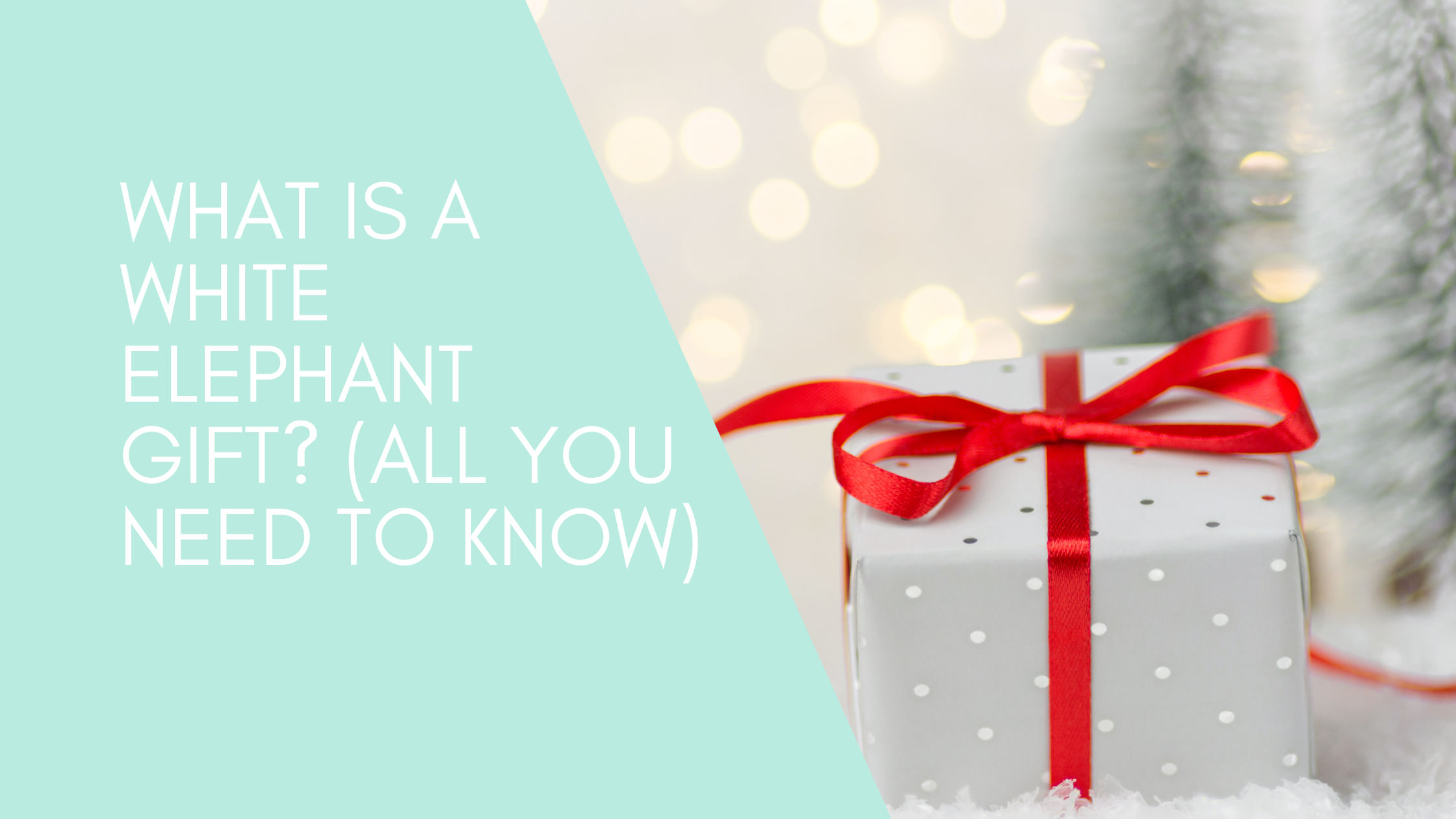WHAT IS A WHITE ELEPHANT GIFT? (ALL YOU NEED TO KNOW)